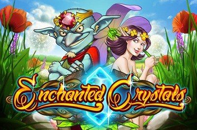 enchanted crystals slot logo