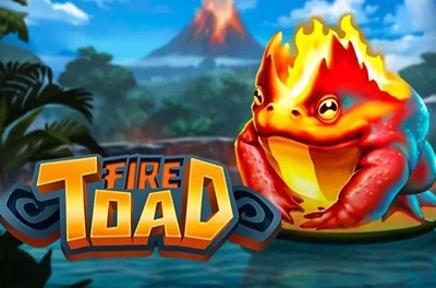 fire toad slot logo