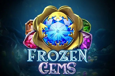 frozen gems slot logo