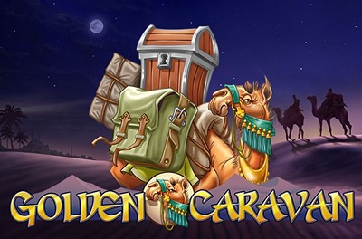 golden caravan slot logo