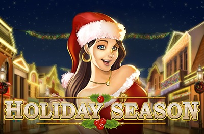 holiday season slot logo