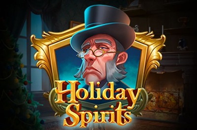 holiday spirits slot logo