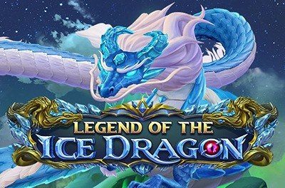 legend of the ice dragon slot logo