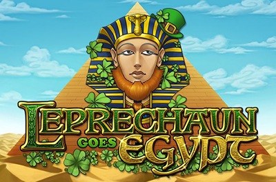 leprechaun goes egypt slot logo