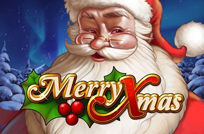 merry xmas slot logo