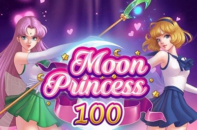 moon princess 100 slot logo