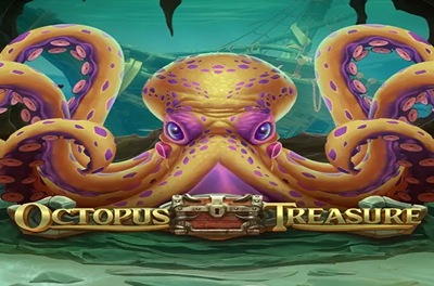 octopus treasure slot logo