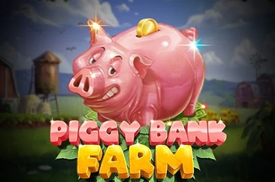 piggy bank farm slot logo