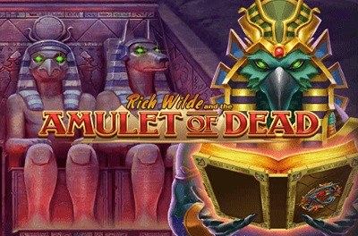 rich wilde and the amulet of dead slot logo