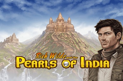 rich wilde and the pearls of india slot logo