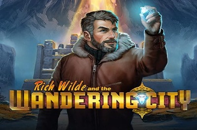 rich wilde and the wandering city slot logo