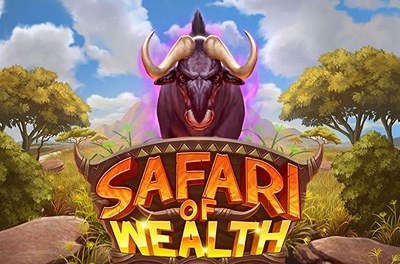 safari of wealth slot logo