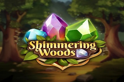 shimmering woods slot logo