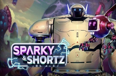 sparky and shortz slot logo