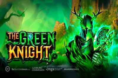 the green knight slot logo