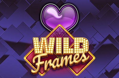 wild frames slot logo