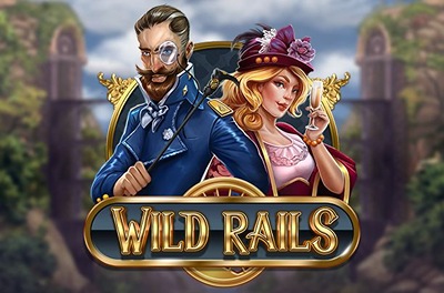 wild rails slot logo