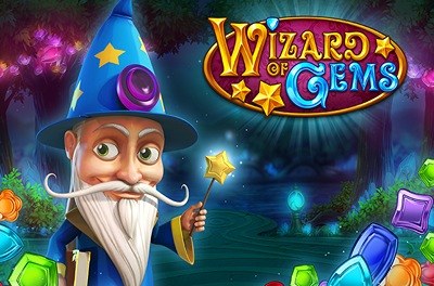 wizard of gems slot logo