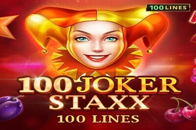100 joker staxx slot logo