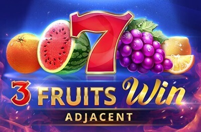 3 fruits win adjacent slot logo