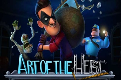 art of the heist slot logo