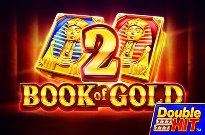 book of gold 2 double hit slot logo