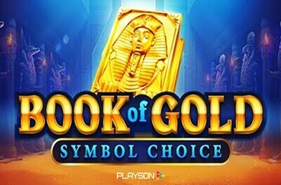 book of gold symbol choice slot logo