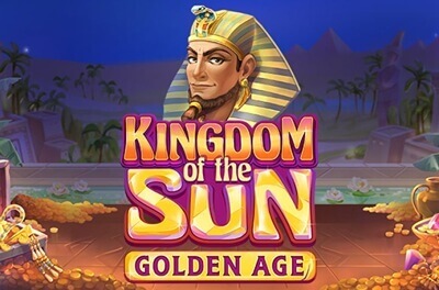 kingdom of the sun golden age slot logo