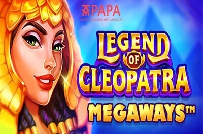 legend of cleopatra megaways slot logo