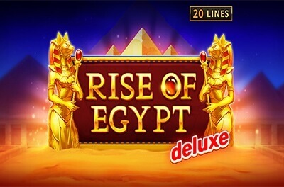 rise of egypt deluxe slot logo