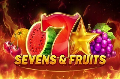 sevens fruits slot logo