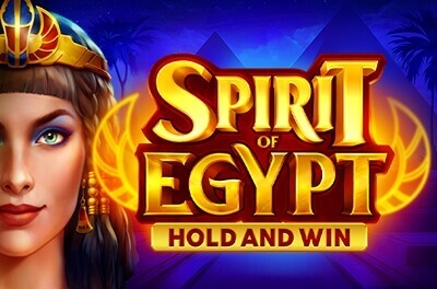 spirit of egypt hold and win slot logo