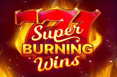 super burning wins slot logo