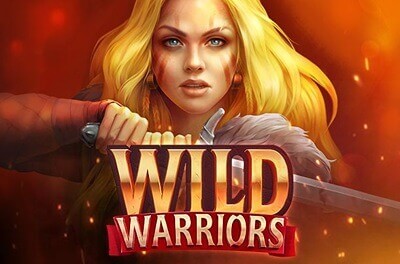 wild warriors slot logo