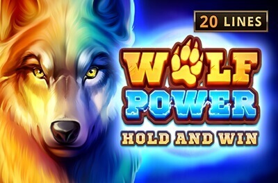 wolf power hold and win slot logo