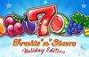 fruitsn stars holiday edition slot logo