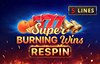 super burning wins respin slot logo