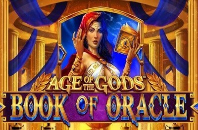 age of the gods book of oracle slot logo