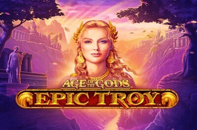 age of the gods epic troy slot logo