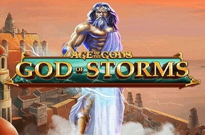 age of the gods god of storms slot logo