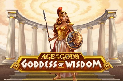 age of the gods goddess of wisdom slot logo