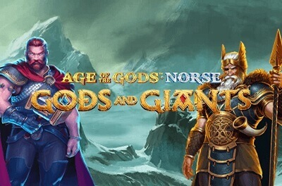 age of the gods norse gods and giants slot logo