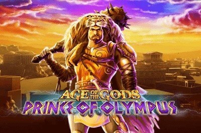 age of the gods prince of olympus slot logo