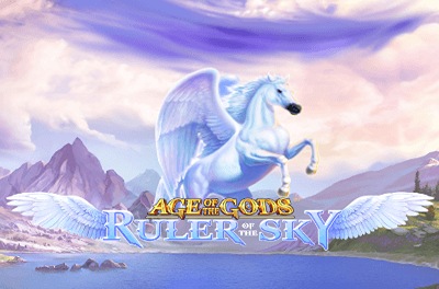 age of the gods ruler of the sky slot logo