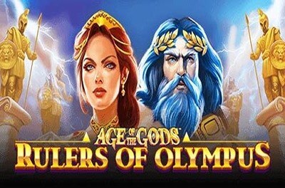 age of the gods rulers of olympus slot logo