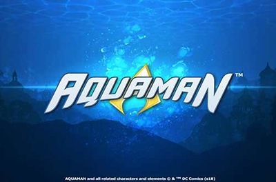 aquaman slot logo