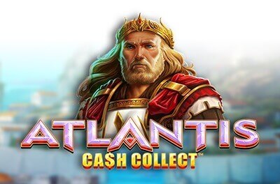 atlantis cash collect slot logo