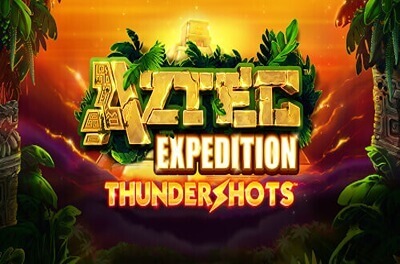 aztec expedition thundershots slot logo