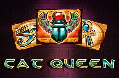 cat queen slot logo