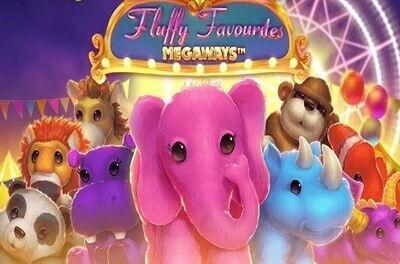 fluffy favourites megaways slot logo